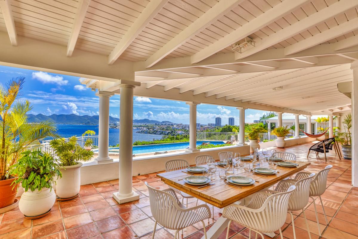 A louer villa 3 chambre Terres Basses Saint Martin_ Terrasse - 5